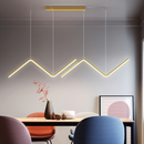 Luminária Pendente Raio LED Minimalista Premium 3 Cores