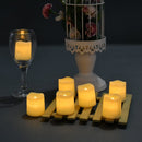 GlowCandle™ | Kit 24 Velas LED Decorativas Sem Chama