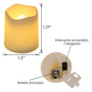GlowCandle™ | Kit 24 Velas LED Decorativas Sem Chama