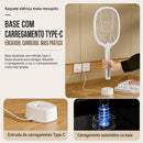 ZapGuard™ | Raquete Mata Mosquito Recarregável 2 em 1 com Luz UV