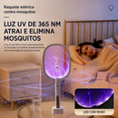 ZapGuard™ | Raquete Mata Mosquito Recarregável 2 em 1 com Luz UV