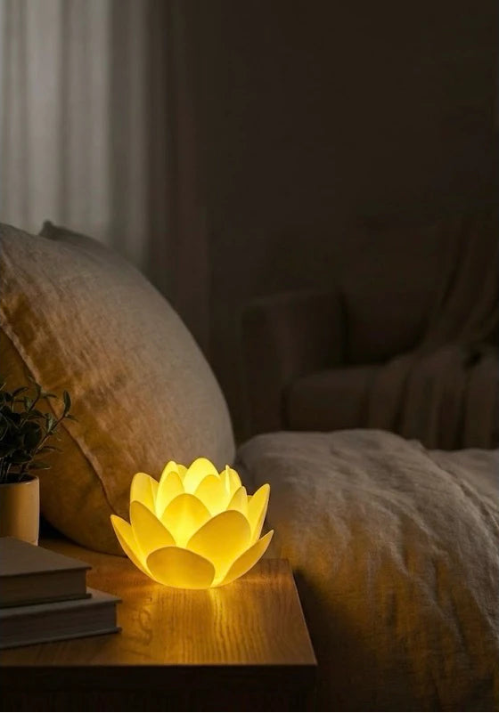LotusGlow™ | Luminária Flor de Lótus LED Decorativa
