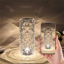 Luminária Cristal LED Premium 16 Cores Projetor Decorativo USB