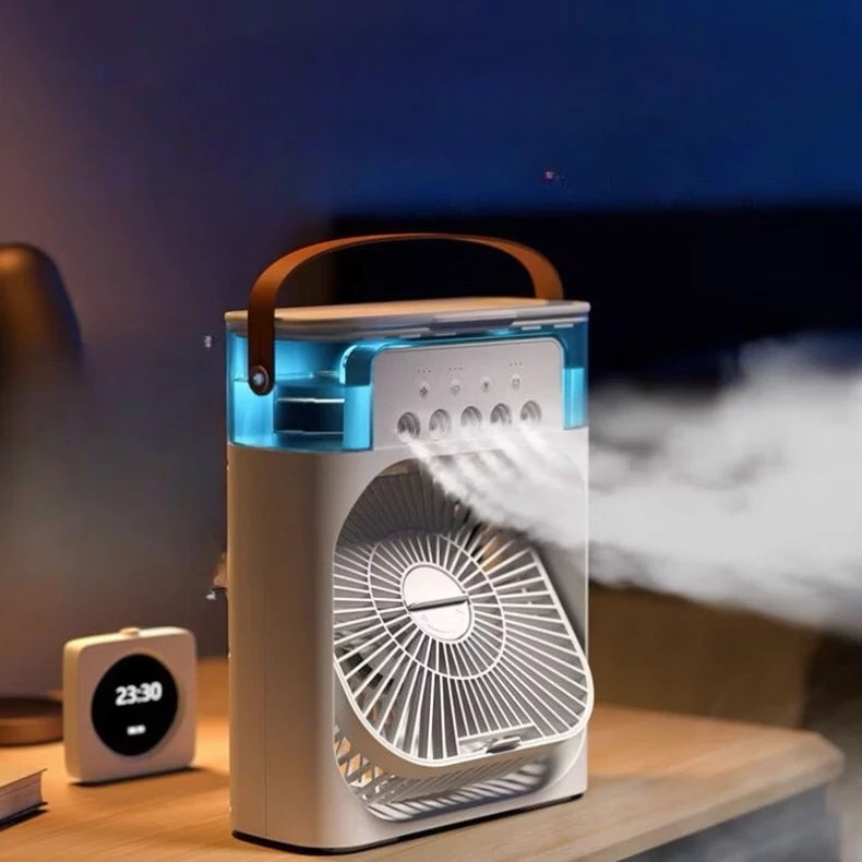 ArcticFresh Pro™ Mini Ar Condicionado Climatizador Umidificador Portátil USB 3 em 1