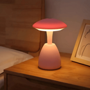 Luminária de Mesa Cogumelo LED – Toque Mágico com 3 Tons de Luz