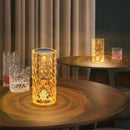 Luminária Cristal LED Premium 16 Cores Projetor Decorativo USB
